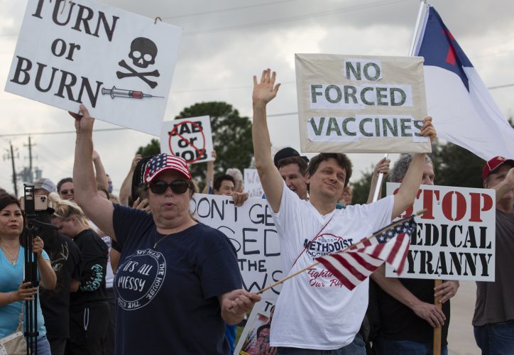 Workers push  back against hospitals  requiring COVID vaccines
